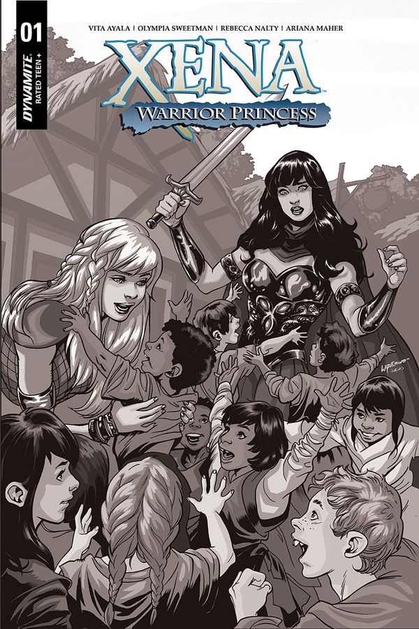 Xena Warrior Princess #1 (20 Copy Lupacchino B&w Cover)