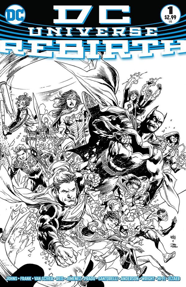 DC Universe: Rebirth #1 (Ltd Cover Variant Cover)