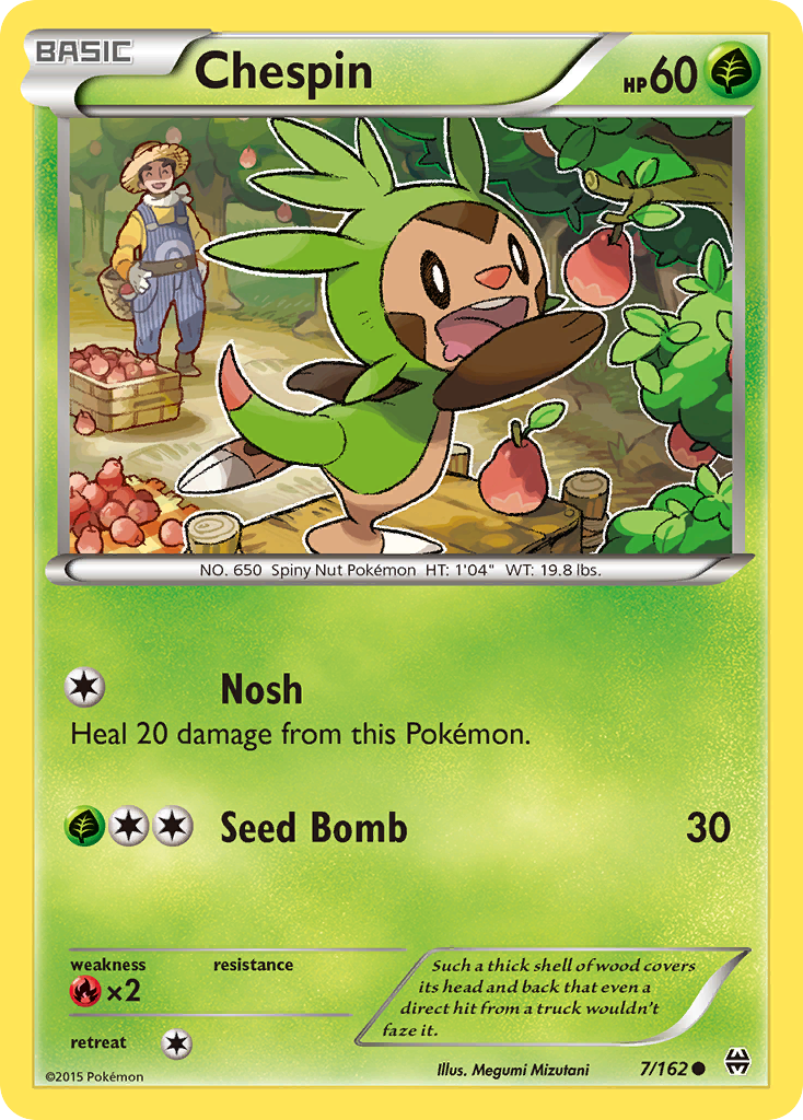 Chespin (7/162) - BREAKthrough Pokémon Card