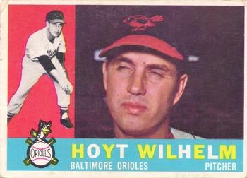 Hoyt Wilhelm 1960 Topps #395 Sports Card