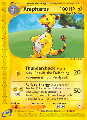 Ampharos (1/147) - Aquapolis