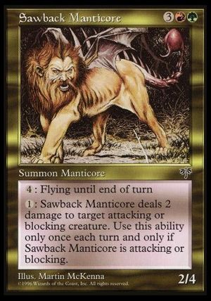 Sawback Manticore (Mirage)