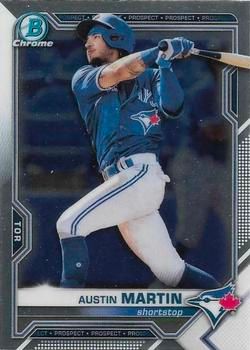 Austin Martin 2021 Bowman Chrome - Prospects Baseball #BCP-245 Sports Card