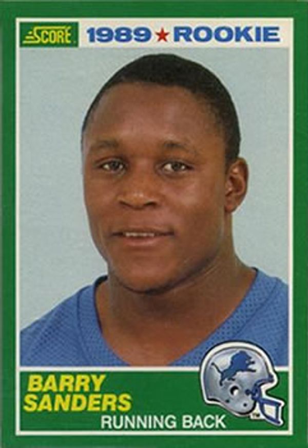 Barry Sanders 1989 Score #257