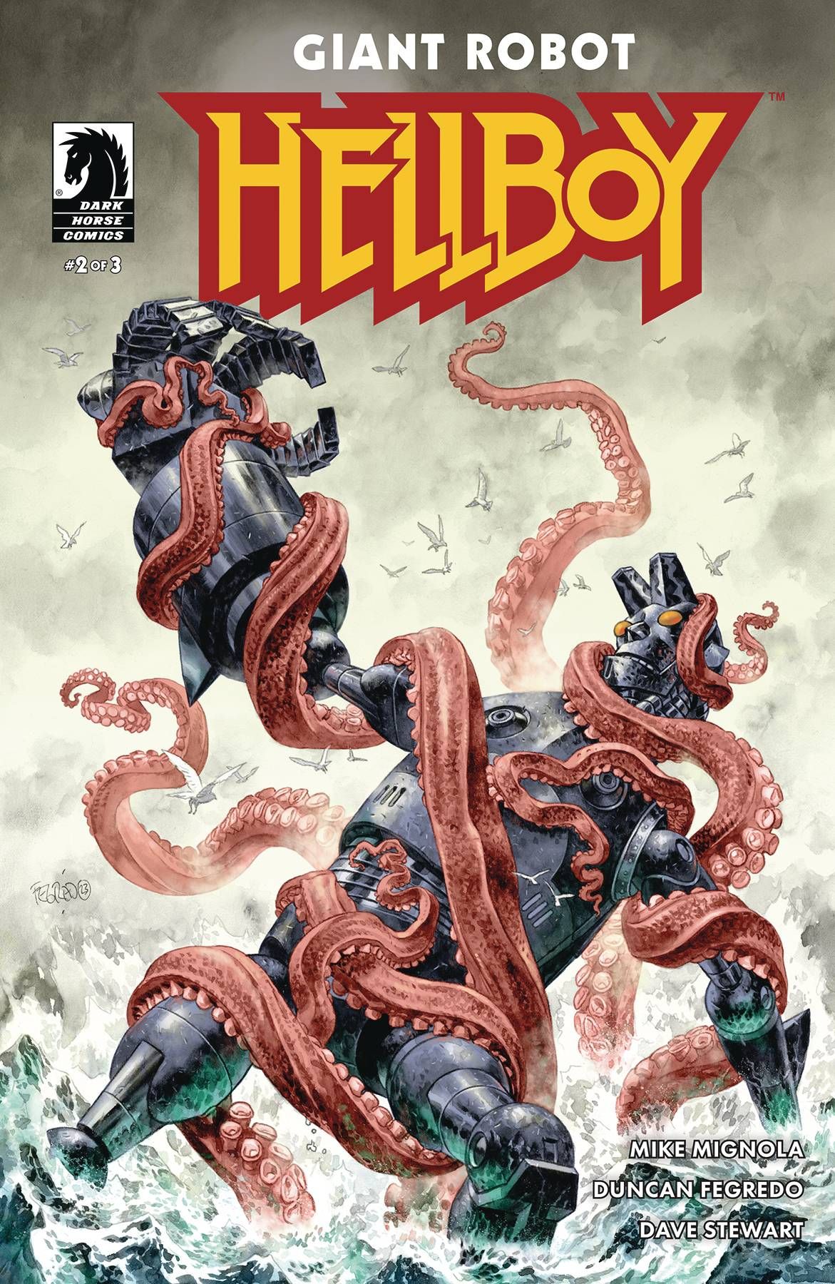 Giant Robot Hellboy #2 Comic