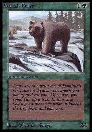 Grizzly Bears (Alpha) Trading Card