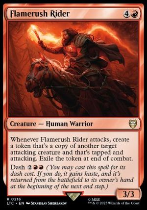 Flamerush Rider (The Lord of the Rings Commander Decks)