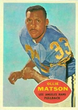 Ollie Matson 1960 Topps #63 Sports Card