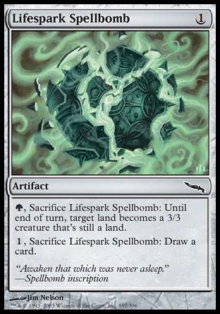 Lifespark Spellbomb (Mirrodin) Trading Card