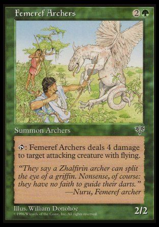 Femeref Archers (Mirage) Trading Card