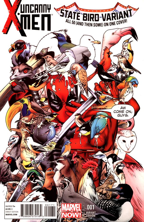 Uncanny X-men #1 (Deadpool State Bird Variant)