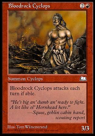 Bloodrock Cyclops (Weatherlight) Trading Card