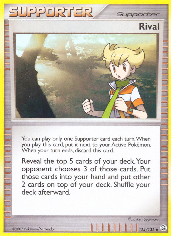 Rival (Trainer: Supporter) (124/132) - Secret Wonders Pokémon Card