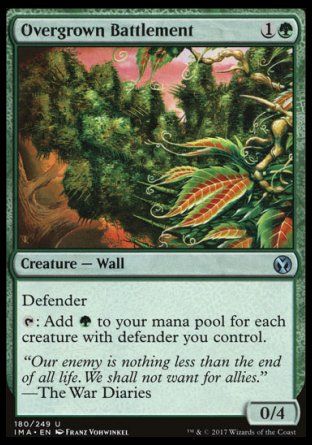 Overgrown Battlement (Iconic Masters) Trading Card