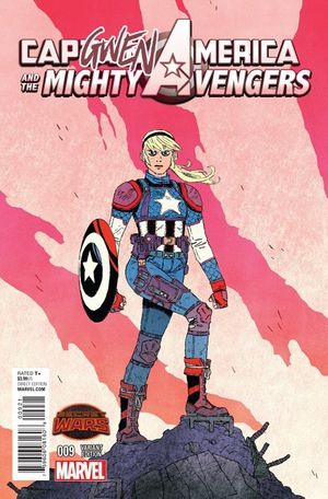 Captain America and the Mighty Avengers #9 (Capgwen America Variant)