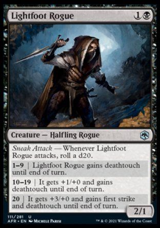 Lightfoot Rogue (Dungeons & Dragons: Adventures in the Forgotten Realms) Trading Card