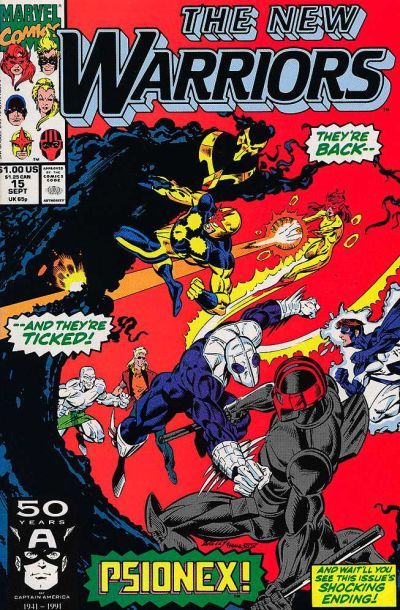 THE NEW WARRIORS #10 APRIL 1991 # 21A85 Marvel Comic 