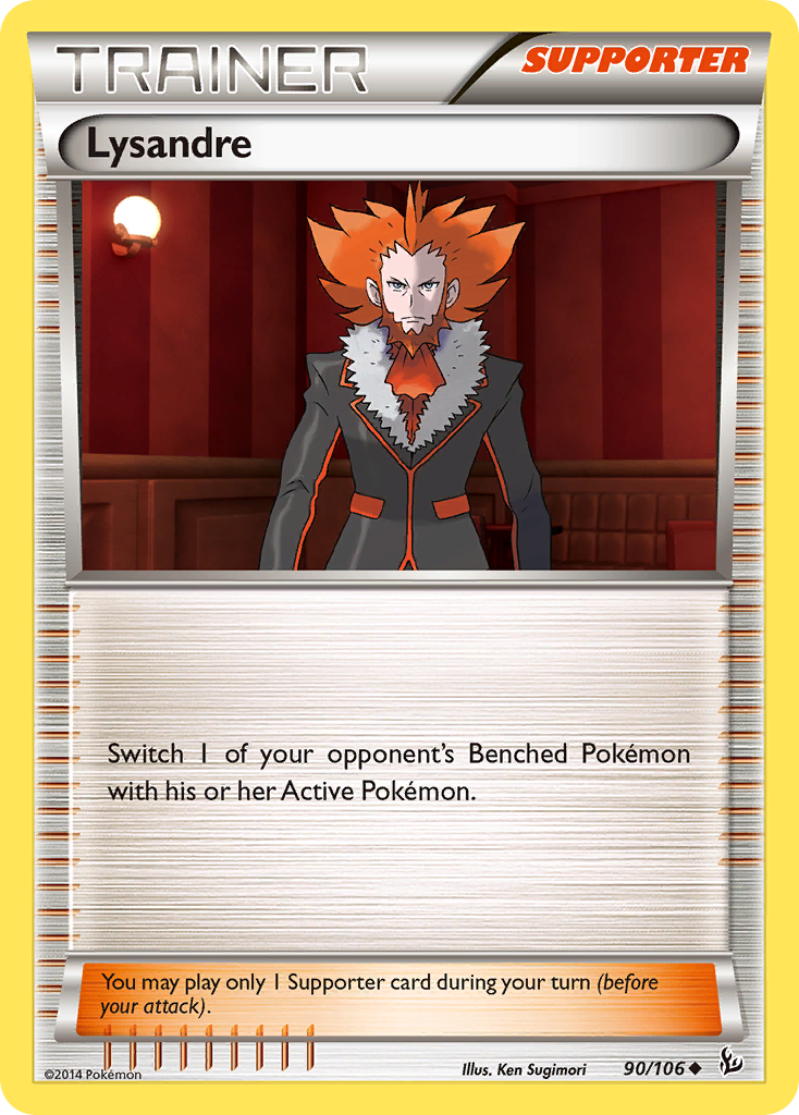 Lysandre (Trainer: Supporter) (90/106) - Flashfire Pokémon Card