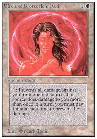 Circle of Protection: Red (Unlimited) Trading Card