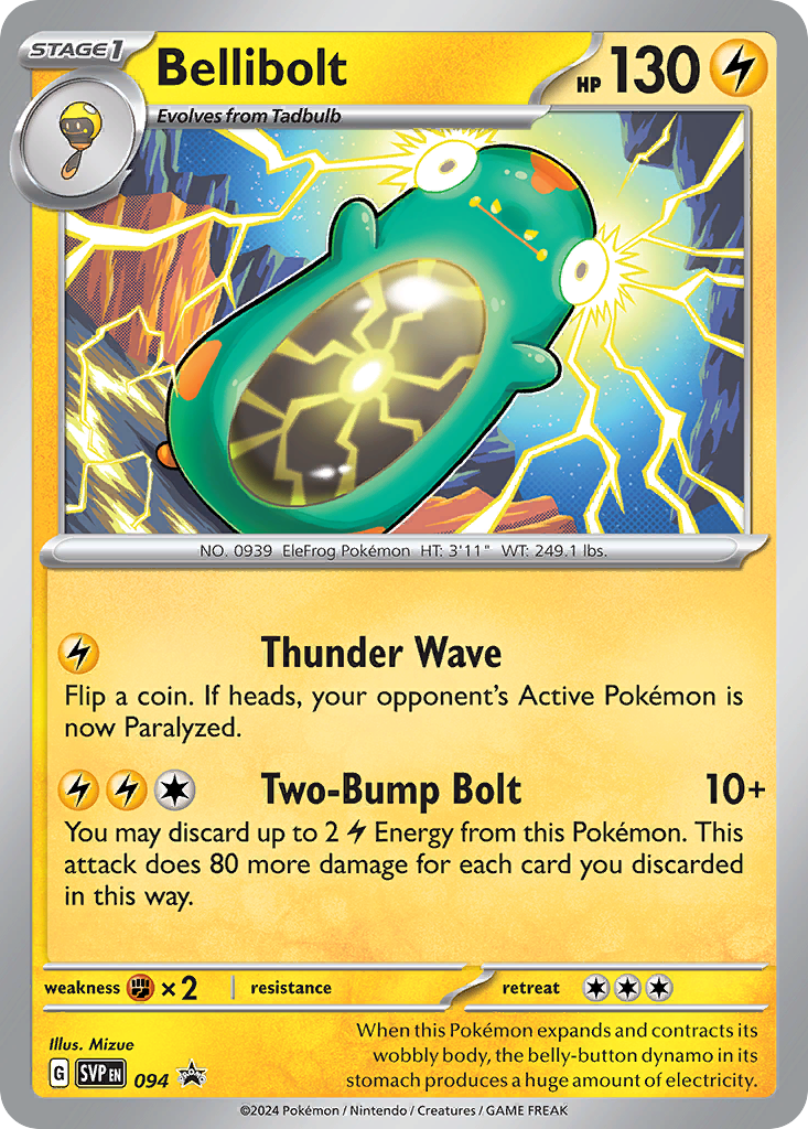 Tadbulb Pokémon Card