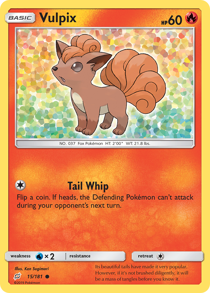 Vulpix (15/181) - Team Up Pokémon Card