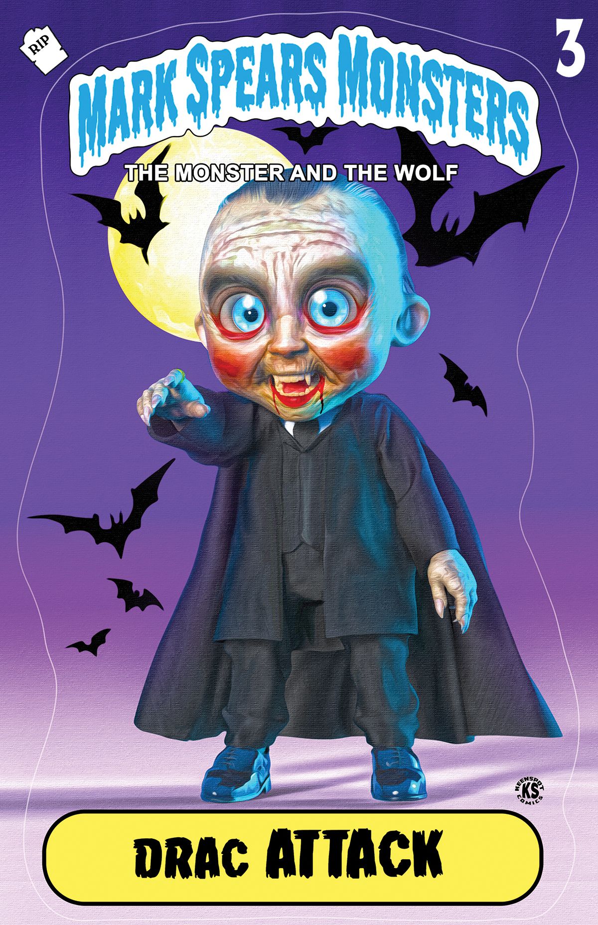 Mark Spears Monsters: The Monster and the Wolf #2 (Cvr C Inc 1:25 Mark Spears Drac Attack Variant (free) (net) Comic