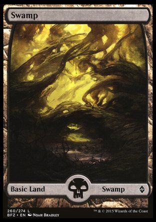 Swamp (Battle for Zendikar) Trading Card