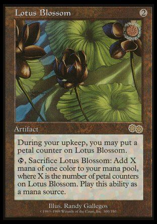 Lotus Blossom (Urza's Saga) Trading Card