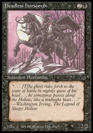 Headless Horseman (Legends) Trading Card