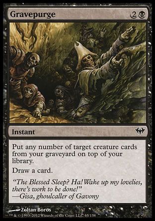 Gravepurge (Dark Ascension) Trading Card