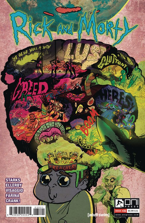 Rick and Morty #35 (Cover Variant Vigants)