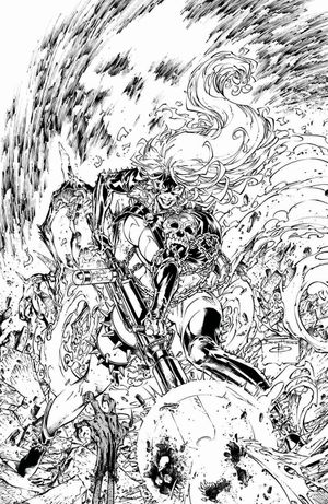 She-Spawn #1 (Cvr E Brett Booth B&W Variant)