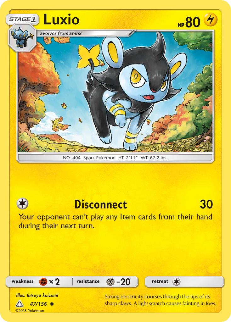 Luxio (47/156) - Ultra Prism Pokémon Card