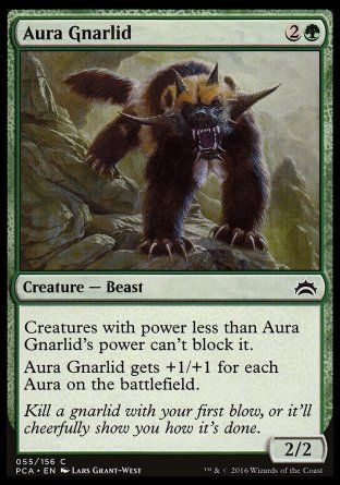 Aura Gnarlid (Planechase Anthology decks) Trading Card