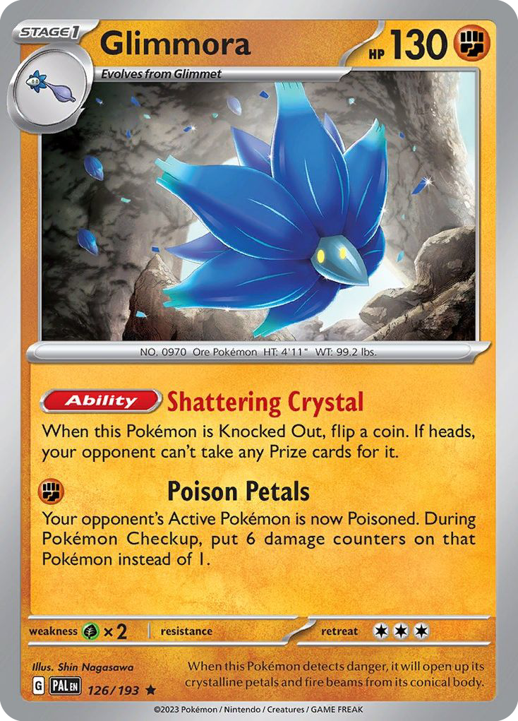 Glimmora (126/193) - Paldea Evolved Pokémon Card