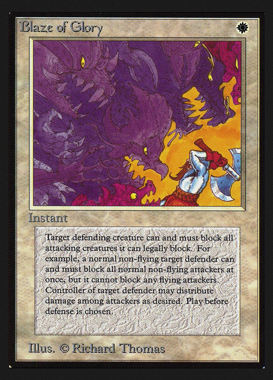 Blaze of Glory (Collector's Edition) Trading Card