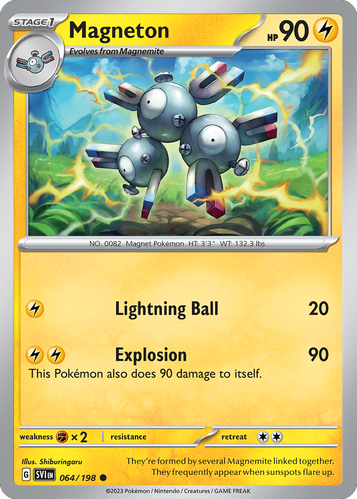 Magneton (64/198) - Scarlet & Violet Pokémon Card