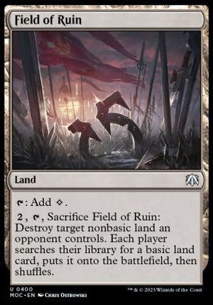 Field of Ruin (March of the Machine Commander Decks)