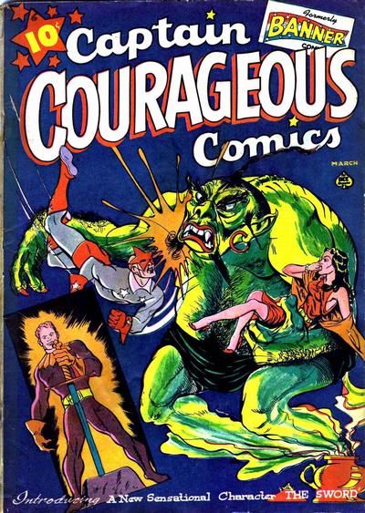 Captain Courageous Comics #6 Comic