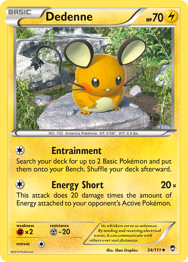 Dedenne Pokémon Card