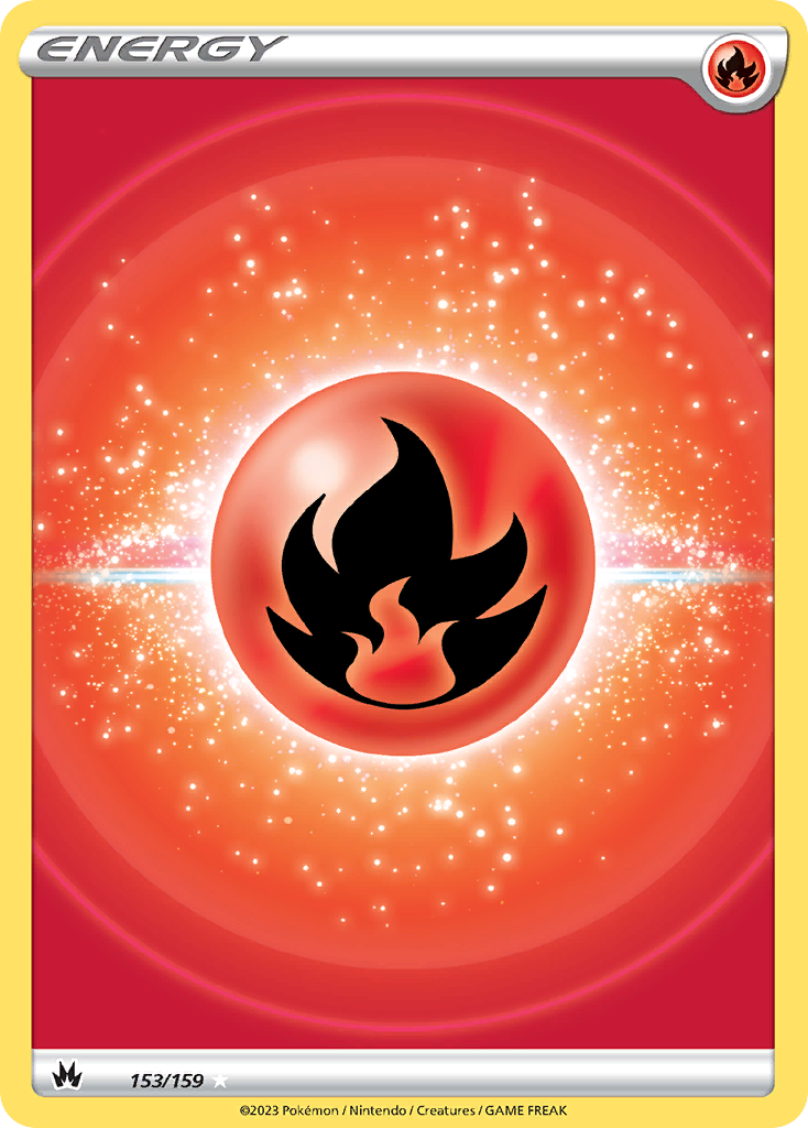 Fire Energy (153/159) - Crown Zenith Pokémon Card