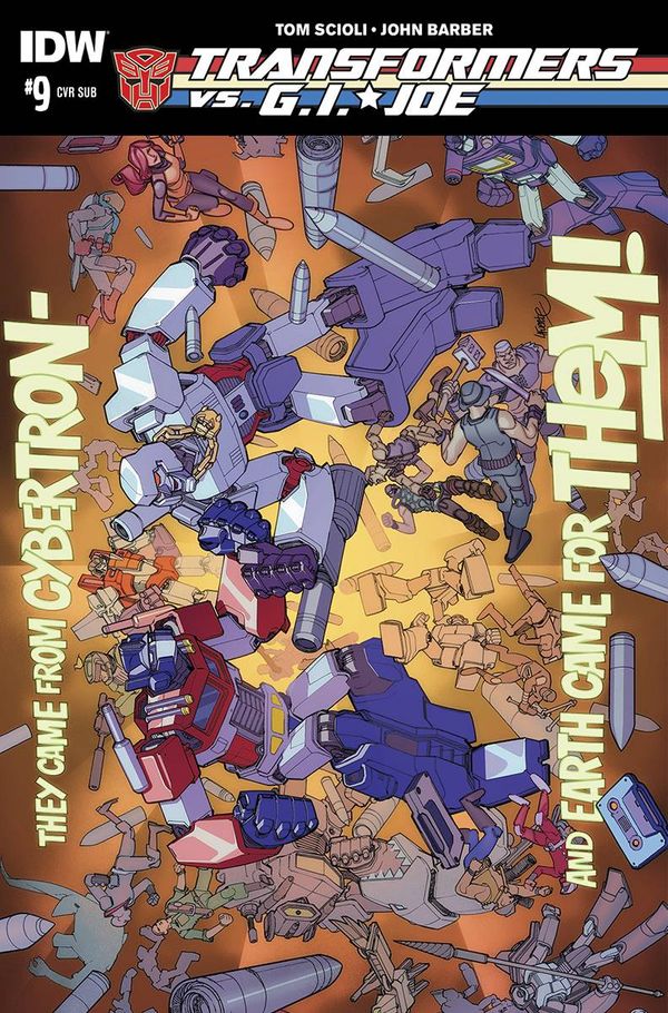 Transformers Vs G.I. Joe #9 (Subscription Variant)