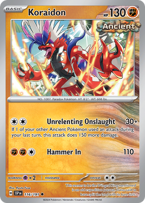 Koraidon (116/191) - Surging Sparks