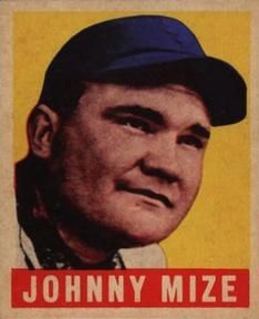 Johnny Mize 1948 Leaf #46 Sports Card