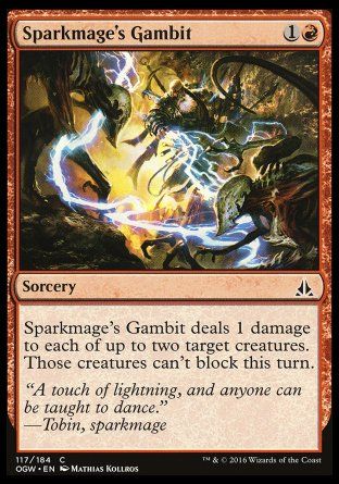 Sparkmage's Gambit (Oath of the Gatewatch) Trading Card