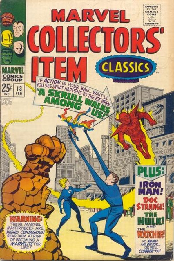 Marvel Collectors' Item Classics 13 Value GoCollect (marvel
