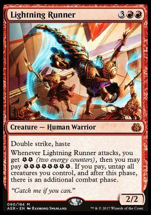 Lightning Runner (Aether Revolt) Trading Card