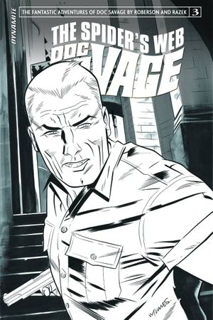 Doc Savage Spiders Web #3 (Cover B 10 Copy Torres B&amp;w Inc)