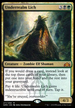 Underrealm Lich (Guilds of Ravnica) Trading Card