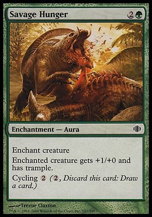 Savage Hunger (Shards of Alara) Trading Card